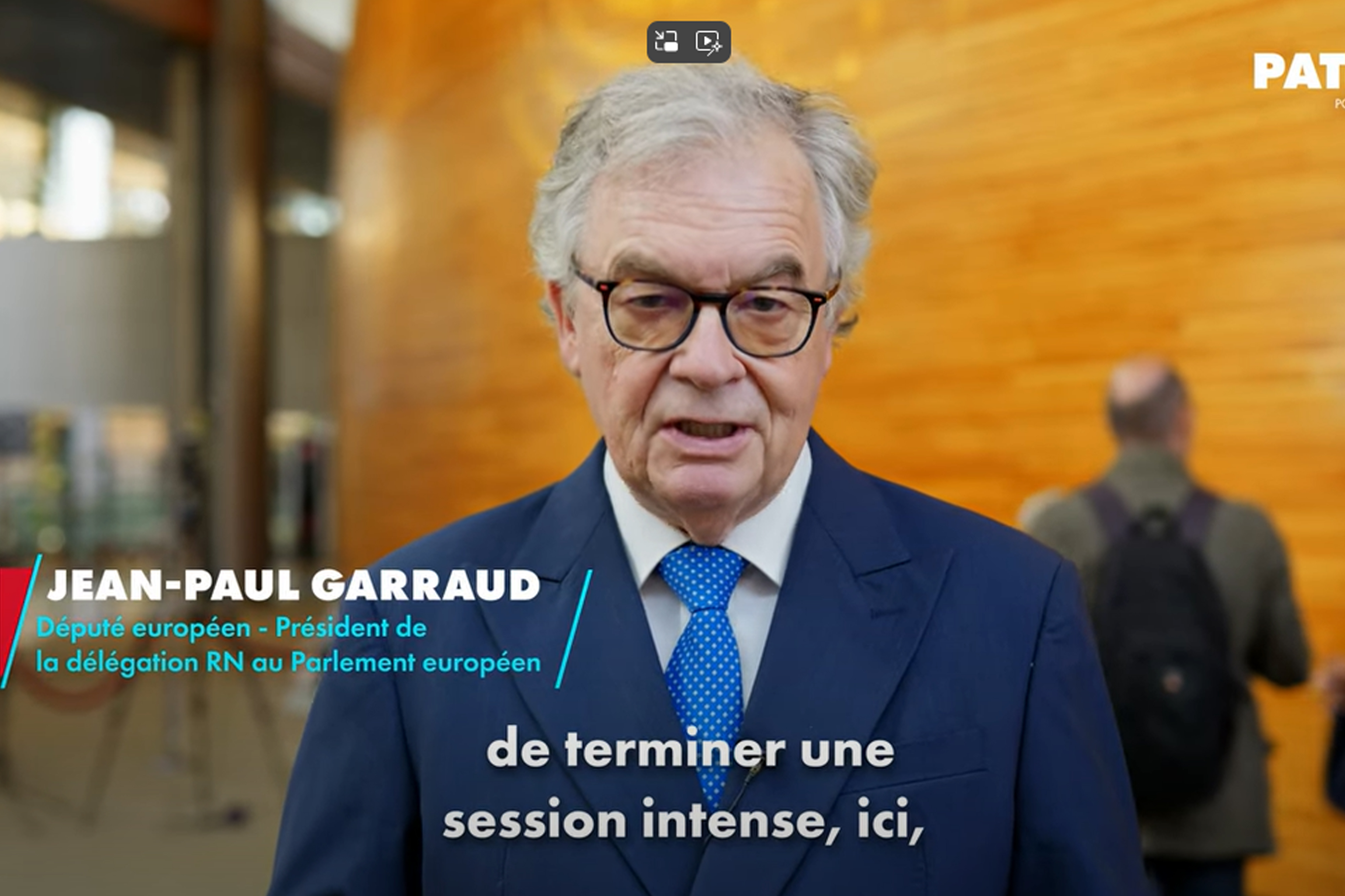 Jean-Paul Garraud dresse le bilan de la session de juillet à Strasbourg